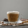 Raleigh Coffee & Tea Cups with saucers, Set of 6 - CRYSTALIA GLASS